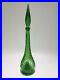 Green-genie-bottle-decanter-1960s-glass-mcm-vintage-Made-In-Italy-marking-01-hjn