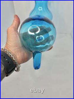 HTF Vintage MCM Empoli Triple Bubble Optic Decanter 23 Withoptic Stopper