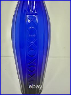 HTF Vintage MCM Empoli XO Decanter 20.5 Cobalt Withstopper Stunning