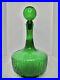 HTF-Vintage-MCM-Indiana-Handcraft-Glass-654-Decanter-Wayne-Husted-Design-Green-01-kfqj