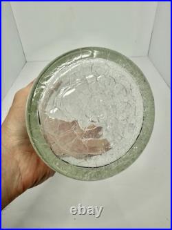 HTF Vintage MCM Pilgrim Glass Decanter In Crystal 17 Withstopper Stunning