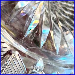 J. Hoare & Co Corning Antique Abp American Brilliant Period Cut Glass Decanter