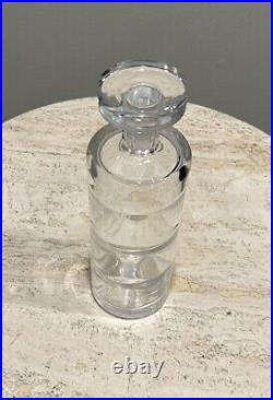 Kosta Boda BH 615 Glass Decanter Signed Vintage Clear