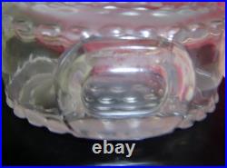 Lalique France Vintage Parme Glass Decanter Signed