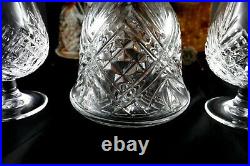 Lovely French Vintage Lead Crystal Spirit Decanter and 2 glasses boxed gift set