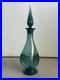 MCM-Vintage-Art-Glass-Pinched-Decanter-With-Flame-Stopper-Blue-Teal-01-sid
