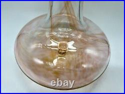 Mid Century Modern Vintage Glass Decanter Set With Tumblers Blown COLOR CHANGING