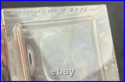 Mid century vintage Orrefors Nils Landburg Romeo & Juliet art glass decanter