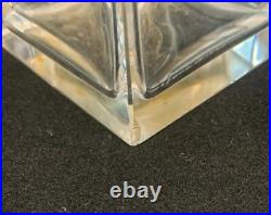 Mid century vintage Orrefors Nils Landburg Romeo & Juliet art glass decanter