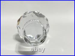 Mikasa Atrium Crystal Glass Whiskey Decanter & Stopper, Vintage Barware