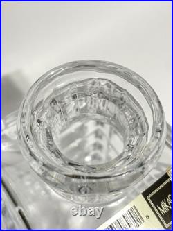 Mikasa Atrium Crystal Glass Whiskey Decanter & Stopper, Vintage Barware