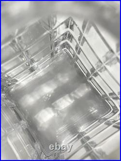 Mikasa Atrium Crystal Glass Whiskey Decanter & Stopper, Vintage Barware