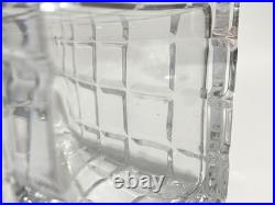 Mikasa Atrium Crystal Glass Whiskey Decanter & Stopper, Vintage Barware