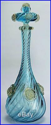 Murano Glass Decanter Vintage Venetian Glass Seguso