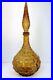 NICE-Genie-Bottle-Decanter-Mid-Century-Amber-Glass-Empoli-Made-in-Italy-Vintage-01-za