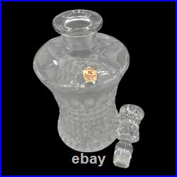 Nachtmann Bleikristal Crystal Set Whiskey Decanter 6 Tumblers Glass Vtg Barware