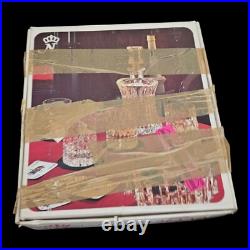 Nachtmann Bleikristal Crystal Set Whiskey Decanter 6 Tumblers Glass Vtg Barware