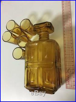 Nikka Whisky Knight Case Empty Decanter & Glass Set Vintage Limited Edition