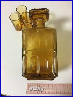 Nikka Whisky Knight Case Empty Decanter & Glass Set Vintage Limited Edition