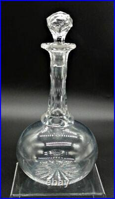 Ntique tantalus, 3 decanters in glass silverplate Victorian 19th century
