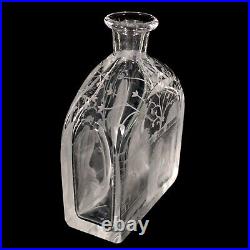 Orrefors Edward Hald Cut Crystal Glass Decanter Bottle Susanna & Elders Vintage