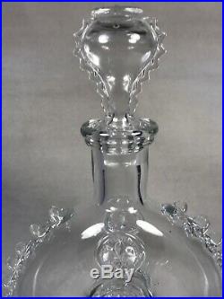 PV04470 Vintage 1960's Baccarat Crystal Remy Martin LOUIS XII Decanter & Stopper