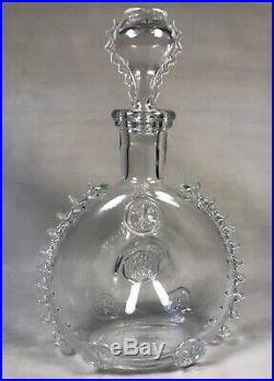 PV04470 Vintage 1960's Baccarat Crystal Remy Martin LOUIS XII Decanter & Stopper