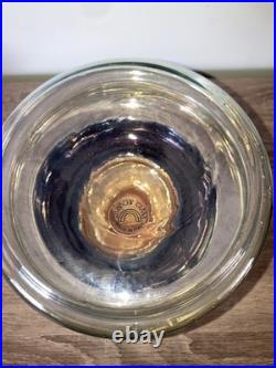 Pair of MCM Vintage Rainbow Glass Decanters with Original Stickers Pair of MCM Vintage Rainbow Glass Decanters with Original Stickers