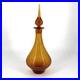 Pilgrim-Crackle-Glass-Genie-Decanter-Bottle-With-Stopper-Honey-Amber-Vintage-01-xtkc