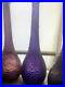 Purple-Hobnail-Genie-Bottle-1960s-Art-Glass-Vintage-Empoli-Decanter-MCM-01-zsol
