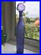 Purple-Hobnail-Genie-Bottle-Decanter-1960s-Glass-Vintage-Empoli-47cm-MCM-01-in
