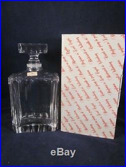 RALPH LAUREN Crystal Edward Collection 9 Decanter GERMANY VINTAGE NEW in BOX