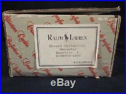 RALPH LAUREN Crystal Edward Collection 9 Decanter GERMANY VINTAGE NEW in BOX