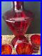 RARE-FENTON1960s-FRANKLIN-RUBY-RED-GLASS-DECANTER-SET-4-SHOT-GLASSES-1935-01-gfcd