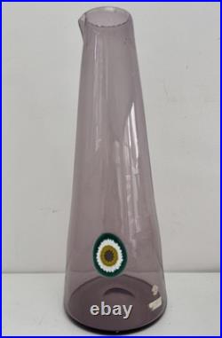 RARE! Vintage ALESSANDRO PIANON For VISTOSI Venetian Glass Murano Decanter