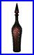 RARE-Vintage-Mid-Century-Burgundy-Empoli-Italian-Glass-Genie-Bottle-Decanter-21-01-ls