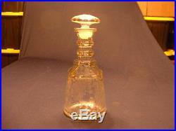RARE Vtg Duncan & Miller No. 30 Pall Mall Decanter In First Love Pattern