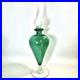 RARE-Vtg-Empoli-Green-Apothecary-Footed-Decanter-18-w-Stopper-MCM-Genie-READ-01-jep