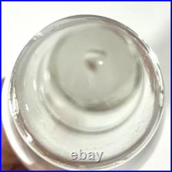 RARE Vtg Empoli Green Apothecary Footed Decanter 18 w Stopper MCM Genie READ