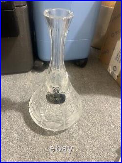 REDUCEDVTG Crystal Glass Decanter withPointed Stopper With SCOTCH Label On Front