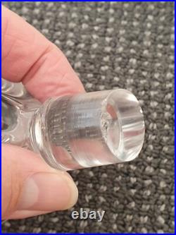 Rare Nils Landberg Orrefors Crystal Ship Decanter MCM Retro Vintage Glass Art