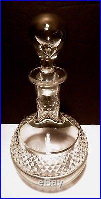 Rare VINTAGE Baccarat Crystal Decanter 8 3/4 Made in France
