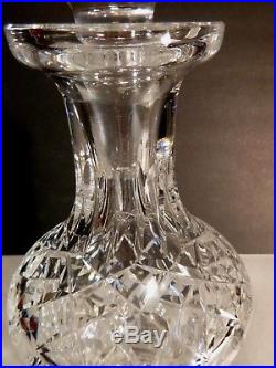 Rare VINTAGE Waterford Crystal MASTER CUTTER Decanter 12 7/8 MADE IN IRELAND