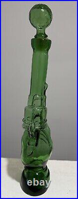 Rare Vintage 60s Glass Bottle Decanter