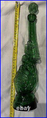 Rare Vintage 60s Glass Bottle Decanter