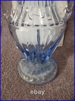 Rare Vintage Blue Glass Clown Shaped Bottle/Decanter Made in France