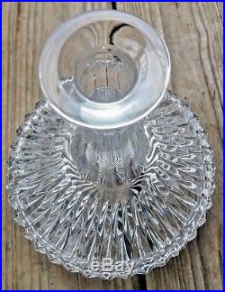 Rare Vintage Waterford Rosemare Pattern Cut Crystal Ships Decanter Stunning Mint