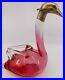 Rare-and-Vintage-Art-Deco-Cranberry-Art-Glass-Duck-Decanter-Perfect-Hard-to-Find-01-hei