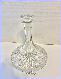 Ship's Decanter With Stopper. Lead Glass, Vintage May Be Waterford But Not Sure