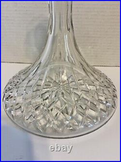 Ship's Decanter With Stopper. Lead Glass, Vintage May Be Waterford But Not Sure